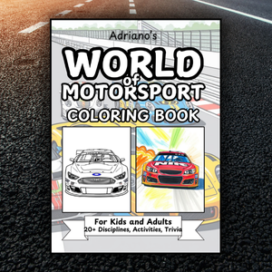 World Of Motorsport Coloring Book