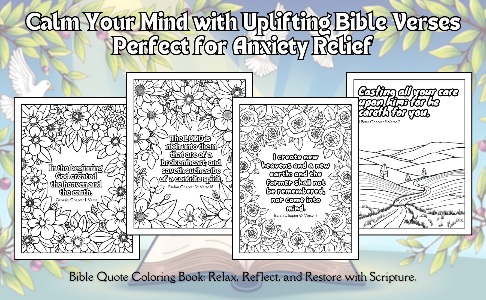 Calm Your Mind with Uplifting Bible Verses – Perfect for Anxiety Relief.