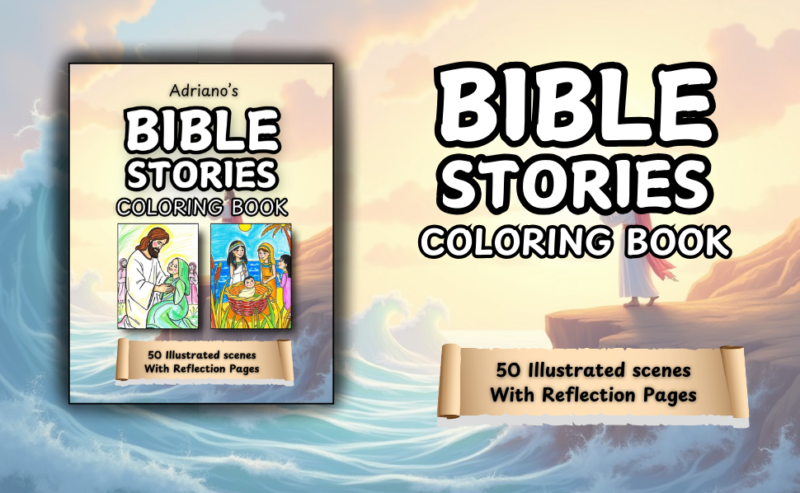 Bible Stories Coloring Book