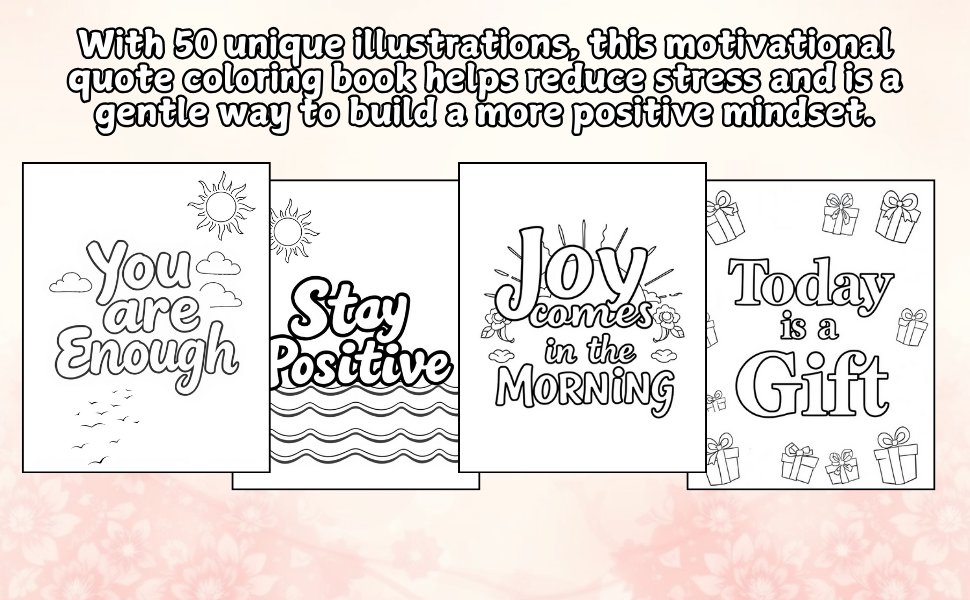 Motivational Quotes to Color – Perfect for Anxiety Relief!