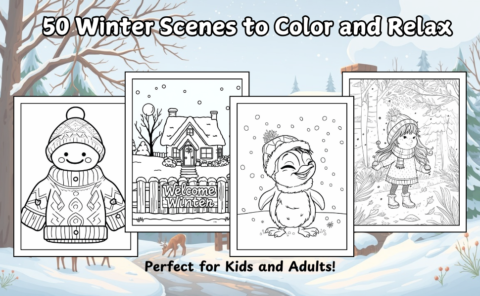 Discover the Cozy Magic of Winter with Every Page!