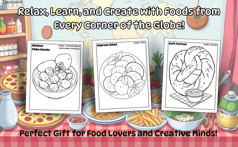 Relax, Learn, and Create with Foods from Every Corner of the Globe!