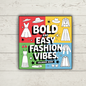 Fashion Vibes for Everyone – Creative, Relaxing, and Easy to Color!