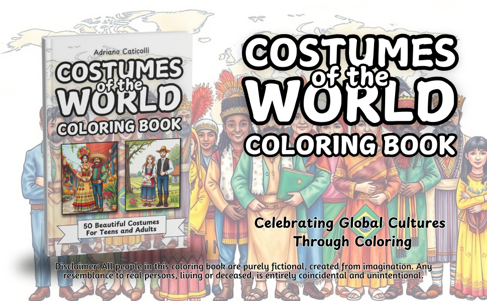 Costumes of the World Coloring Book