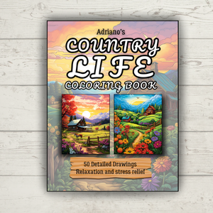 Country Life Coloring Book