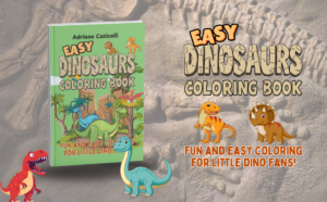 Easy Dinosaurs Coloring Book for Children