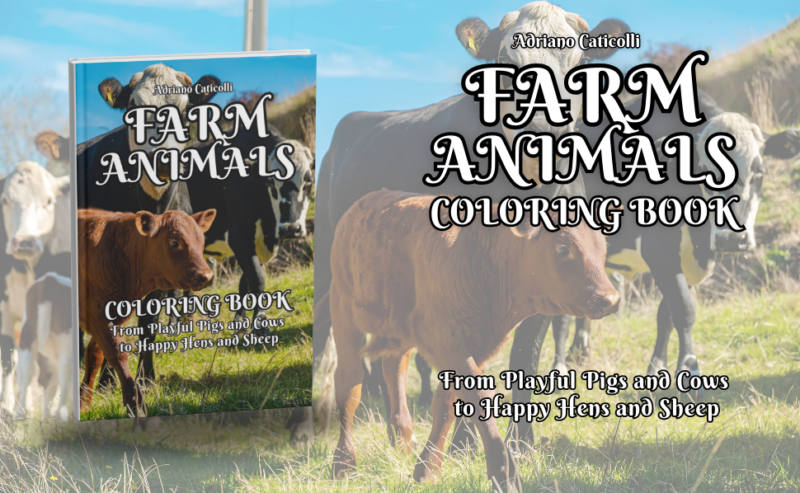 Farm Animals Coloring Book